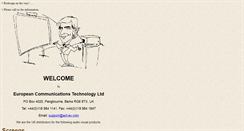 Desktop Screenshot of ect-av.com