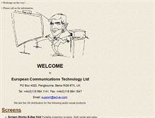 Tablet Screenshot of ect-av.com